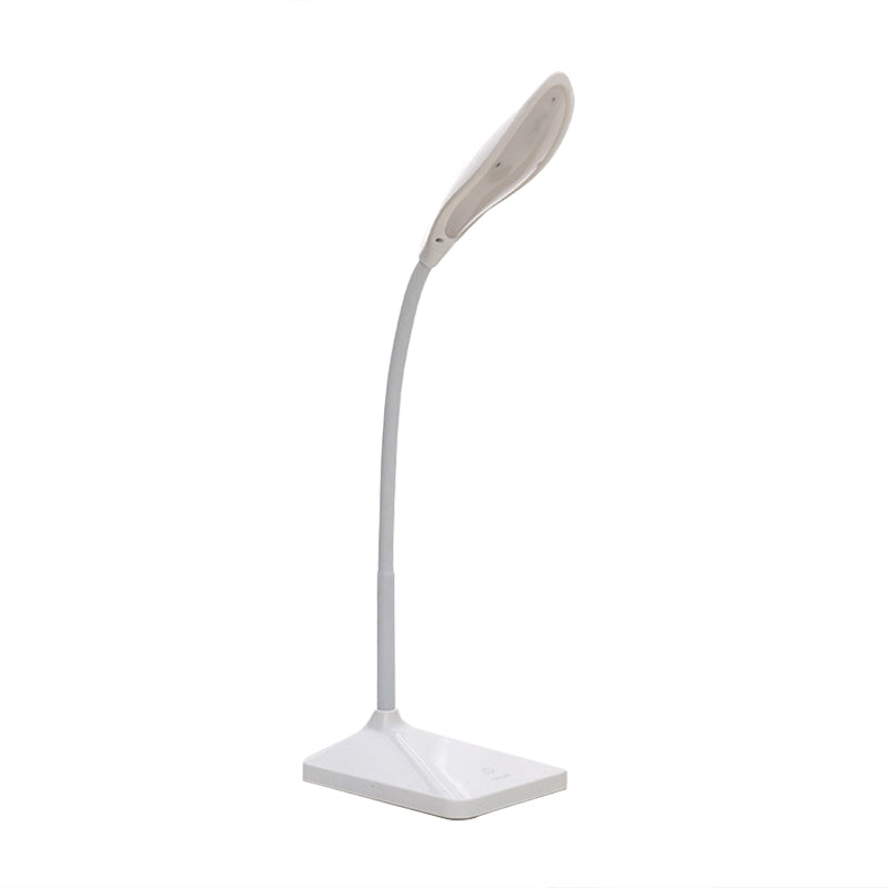 Simple Design Study LED Desk Lamp Touch Control Rechargeable Bedside Reading Light in Blue/Pink/White Clearhalo 'Desk Lamps' 'Lamps' Lighting' 767531