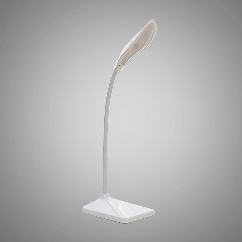 Simple Design Study LED Desk Lamp Touch Control Rechargeable Bedside Reading Light in Blue/Pink/White Clearhalo 'Desk Lamps' 'Lamps' Lighting' 767532