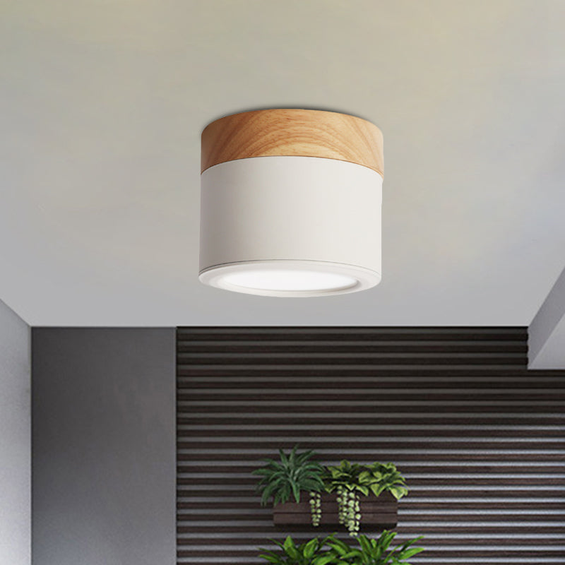 Bathroom Hallway Round Flush Mount Light Acrylic Macaron Loft Small Green/Grey/White Ceiling Lamp Clearhalo 'Ceiling Lights' 'Close To Ceiling Lights' 'Close to ceiling' 'Flush mount' Lighting' 771508