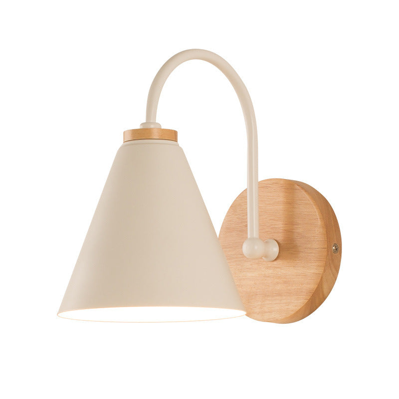 Modern Simple Cone Shape Vanity Light with Iron Shade for Shower Room