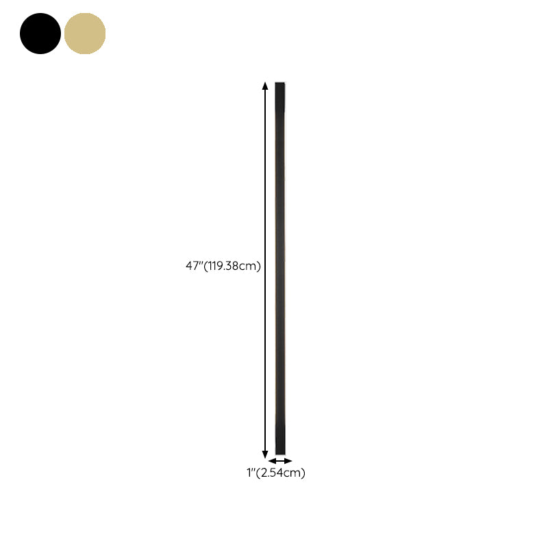 Modern Style Linear LED Wall Light Sconce with Acrylic Shade for Washroom