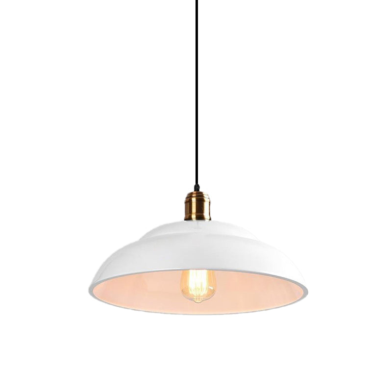 Retro Style Double Bubble Pendant Lamp 1 Light Metallic Hanging Ceiling Light in Black/White for Coffee Shop Clearhalo 'Art Deco Pendants' 'Black' 'Cast Iron' 'Ceiling Lights' 'Ceramic' 'Crystal' 'Industrial Pendants' 'Industrial' 'Metal' 'Middle Century Pendants' 'Modern Pendants' 'Modern' 'Pendant Lights' 'Pendants' 'Rustic Pendants' 'Tiffany' Lighting' 773629
