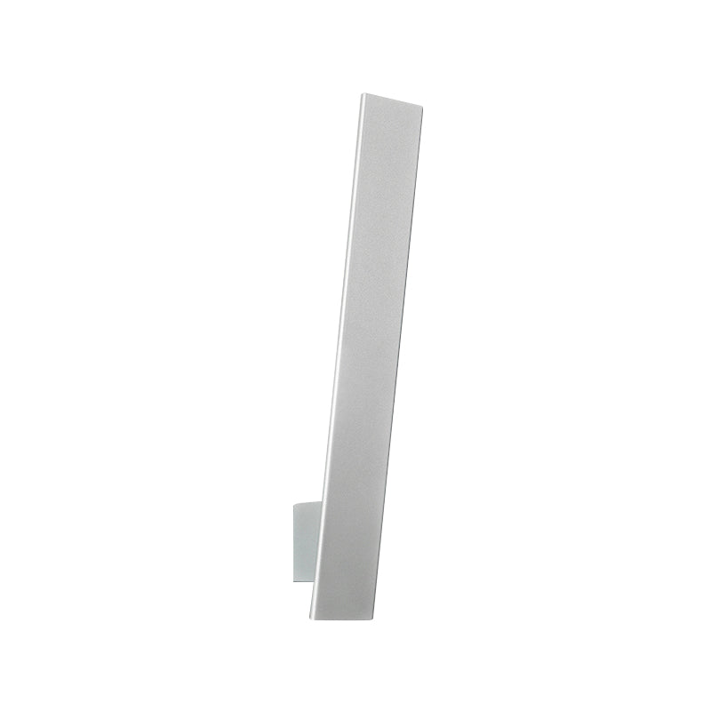 Simplistic Style LED Wall Lighting with Aluminum Shade Black/White Finish Linear Sconce Lighting for Bedroom Clearhalo 'Cast Iron' 'Glass' 'Industrial' 'Modern wall lights' 'Modern' 'Tiffany' 'Traditional wall lights' 'Wall Lamps & Sconces' 'Wall Lights' Lighting' 773880