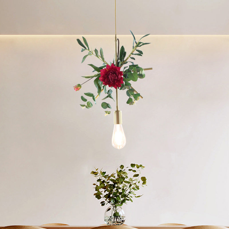Gold 1 Bulb Drop Pendant Farm Iron Triangle/Square/Rectangle Frame Suspension Lighting with Fake Rose Gold Linear Clearhalo 'Art Deco Pendants' 'Cast Iron' 'Ceiling Lights' 'Ceramic' 'Crystal' 'Industrial Pendants' 'Industrial' 'Metal' 'Middle Century Pendants' 'Pendant Lights' 'Pendants' 'Tiffany' Lighting' 784829