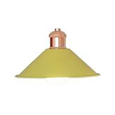 Modernist Style Conical Suspended Lamp 1 Light Metallic Hanging Light Fixture in Black/White for Living Room Clearhalo 'Ceiling Lights' 'Modern Pendants' 'Modern' 'Pendant Lights' 'Pendants' Lighting' 79908