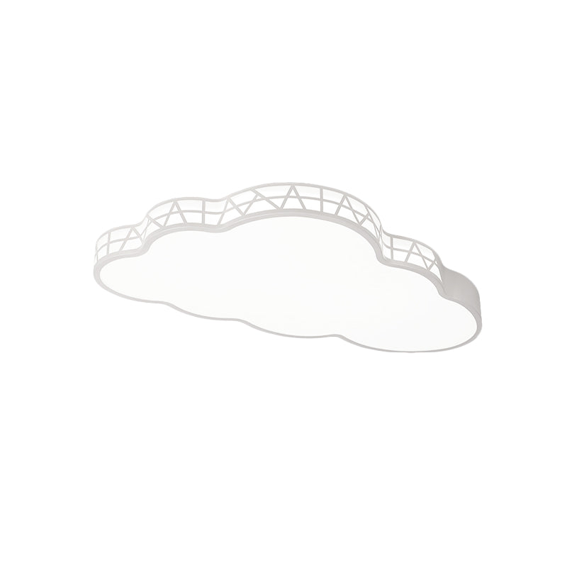 Acrylic Cloud Flush Ceiling Light Creative Led Light Fixture in White/Pink/Blue for Kids Bedroom Clearhalo 'Ceiling Lights' 'Close To Ceiling Lights' 'Close to ceiling' 'Flush mount' Lighting' 811048