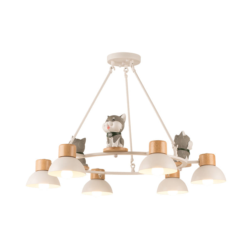 Metal Dog Hanging Pendant Lights Modern Hanging Ceiling Fixtures for Living Room Clearhalo 'Ceiling Lights' 'Chandeliers' Lighting' options 83447