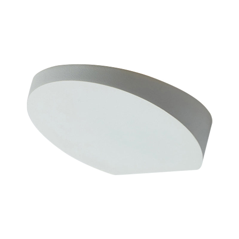 Aluminum Round Flush Wall Sconce Minimalist LED Wall Lighting in Black/Grey/White Finish for Corridor Clearhalo 'Cast Iron' 'Glass' 'Industrial' 'Modern wall lights' 'Modern' 'Tiffany' 'Traditional wall lights' 'Wall Lamps & Sconces' 'Wall Lights' Lighting' 882784