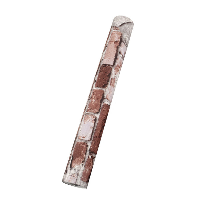 Industrial Bricks and Cements Wallpaper 31' by 20.5" Vinyl Waterproof Wall Covering Clearhalo 'Industrial wall decor' 'Industrial' 'Wallpaper' Wall Decor' 883502