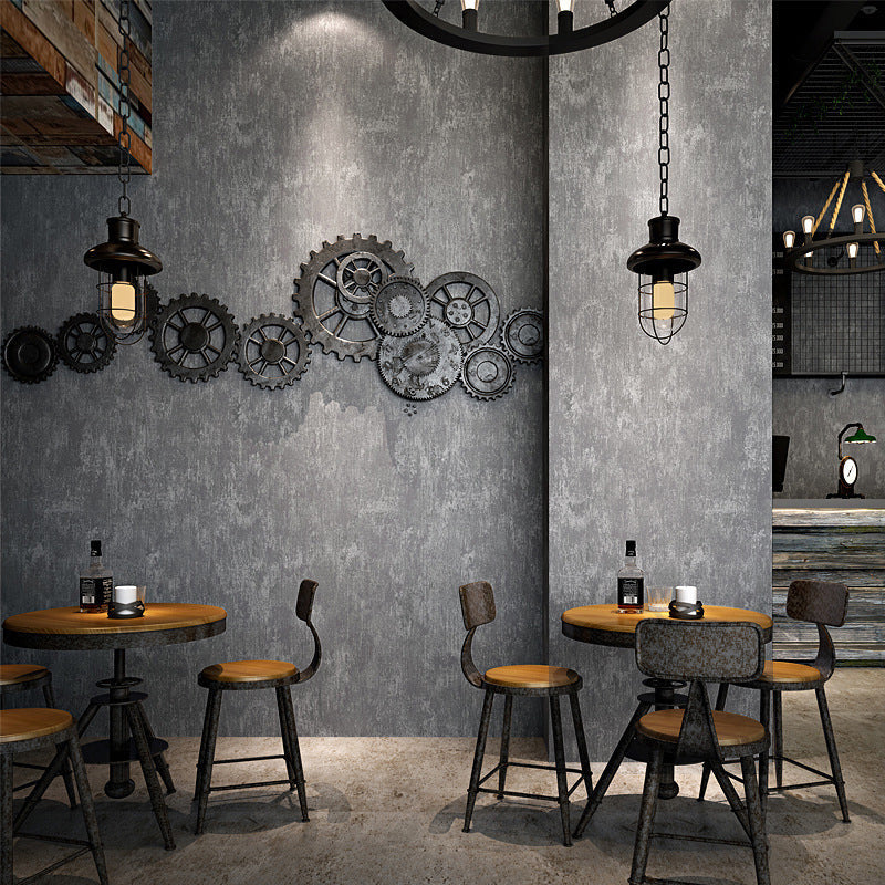 Industrial Mottled Cement Effect Wallpaper, Decorative Non-Pasted Wall Covering 20.5" x 31' Grey Clearhalo 'Industrial wall decor' 'Industrial' 'Wallpaper' Wall Decor' 883513