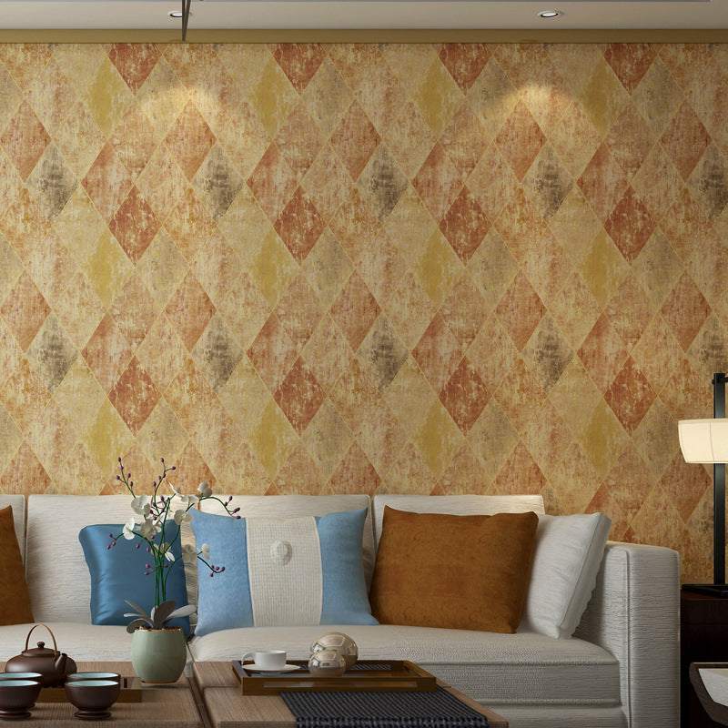 3D Effect Harlequins Wallpaper Non-Pasted 20.5"W x 31'L Wall Decor Clearhalo 'Industrial wall decor' 'Industrial' 'Wallpaper' Wall Decor' 883539