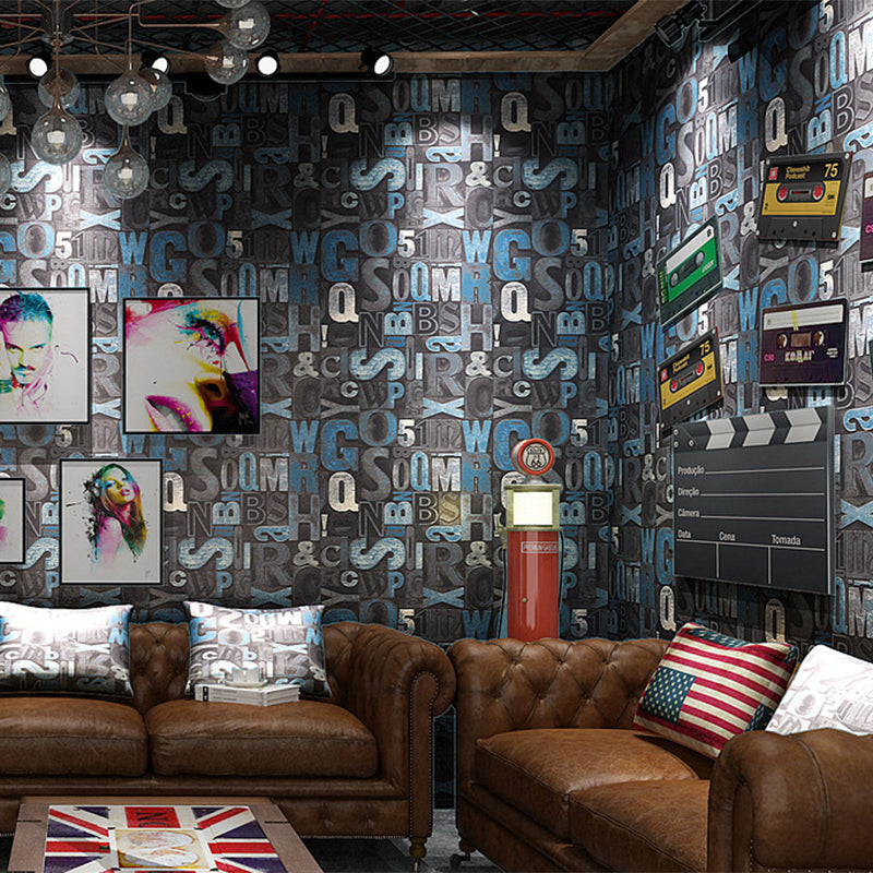 Plaster 20.5"W x 33'L Retro American Modern Non-Pasted Wallpaper Clearhalo 'Industrial wall decor' 'Industrial' 'Wallpaper' Wall Decor' 883721