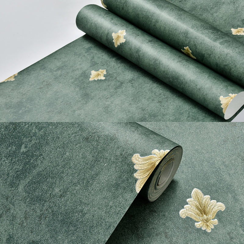 Non-Pasted American Countryside Wallpaper, 31'L x 20.5", Light Color Clearhalo 'Vintage wall decor' 'Vintage' 'Wallpaper' Wall Decor' 887601