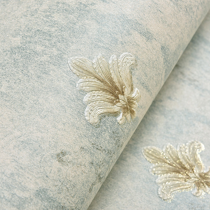 Non-Pasted American Countryside Wallpaper, 31'L x 20.5", Light Color Clearhalo 'Vintage wall decor' 'Vintage' 'Wallpaper' Wall Decor' 887610