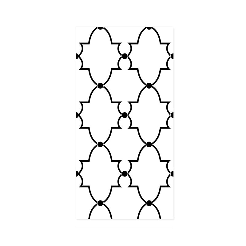Geometries and Harlequin PVC Wallpaper in Black and White Decorative Non-Pasted Wall Covering Clearhalo 'Modern wall decor' 'Modern' 'Wallpaper' Wall Decor' 887735