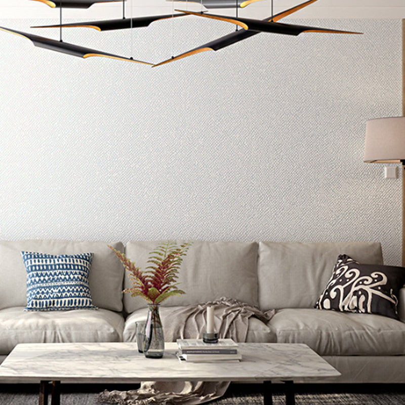 Bedroom Wall Decor with Neutral Color Plain Design, 31'L x 20.5"W, Non-Pasted Beige Clearhalo 'Modern wall decor' 'Modern' 'Wallpaper' Wall Decor' 915247