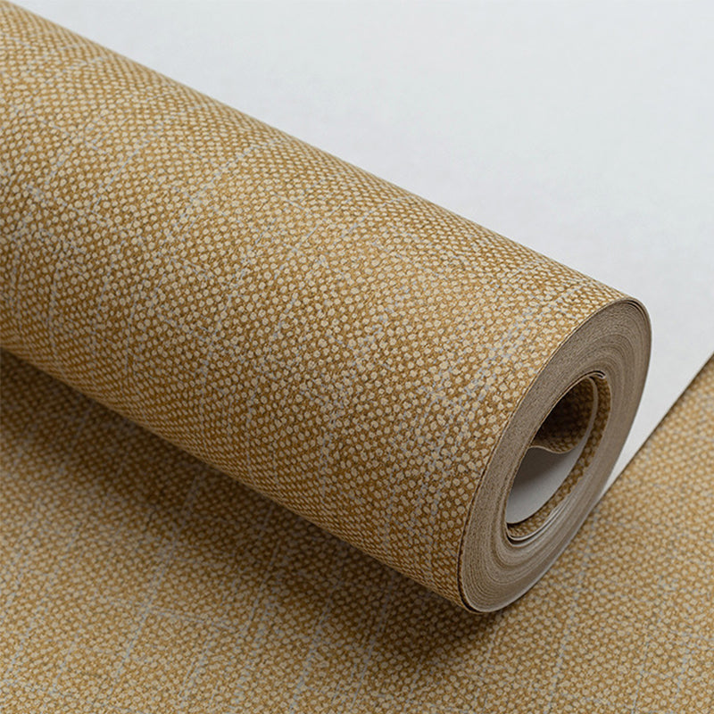 Stain-Resistant Wall Covering Non-pasted Textured Linen Non-Woven Wallpaper in Light Color Clearhalo 'Modern wall decor' 'Modern' 'Wallpaper' Wall Decor' 915285