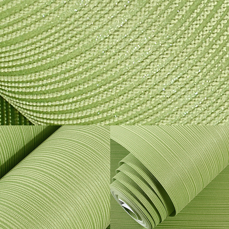 Non-Woven Wallpaper Roll 20.5"W x 31'L Contemporary Non-Pasted Wall Covering with Simple Stripe Clearhalo 'Modern wall decor' 'Modern' 'Wallpaper' Wall Decor' 915328