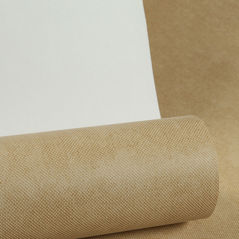 Minimalist Wallpaper Roll Textured Linen Non-Pasted Wall Decor, 20.5 in x 33 ft Clearhalo 'Modern wall decor' 'Modern' 'Wallpaper' Wall Decor' 915446