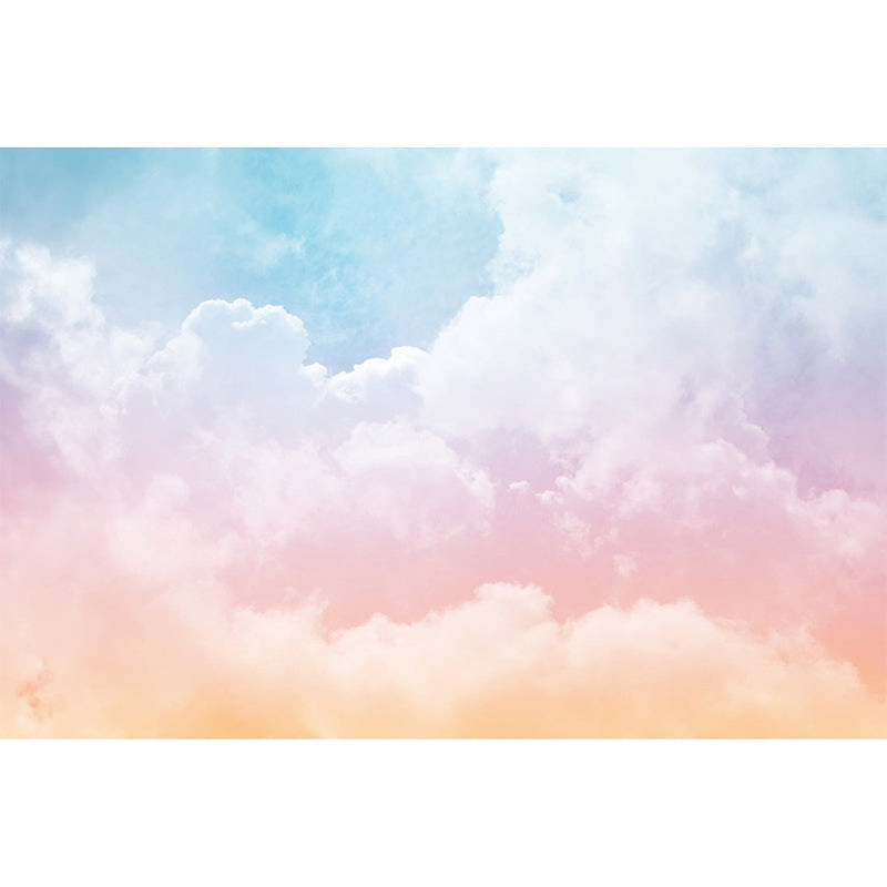 Whole Wall Mural for Kids Bedroom Sky and Cloud Wall Art light Color for Home Decor Clearhalo 'Wall Decor' 'Wall Mural' 917122