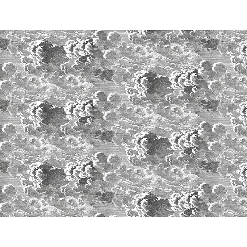 Nordic Giant Mural Wallpaper with Industrial Grey Cloud for Fireplace Wall Art Clearhalo 'Wall Decor' 'Wall Mural' 917152