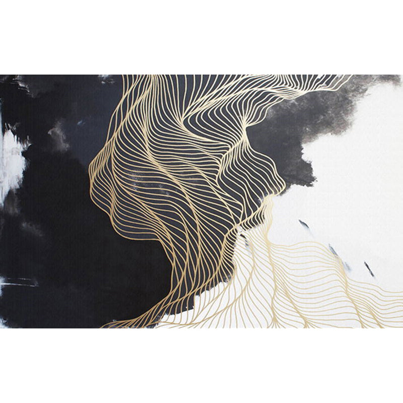 Large Unique Murals for Accent Wall Classic Chinese Sun and Mountain and Trellis, Customized Size Available Clearhalo 'Wall Decor' 'Wall Mural' 917388