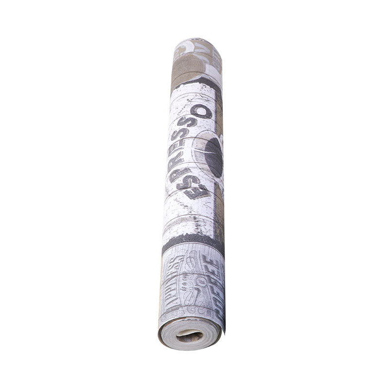 33' by 20.5" Decorative Wallpaper Leisure Shop and Cafe Wall Covering, 33 ft. x 20.5 in Clearhalo 'Industrial wall decor' 'Industrial' 'Wallpaper' Wall Decor' 922369