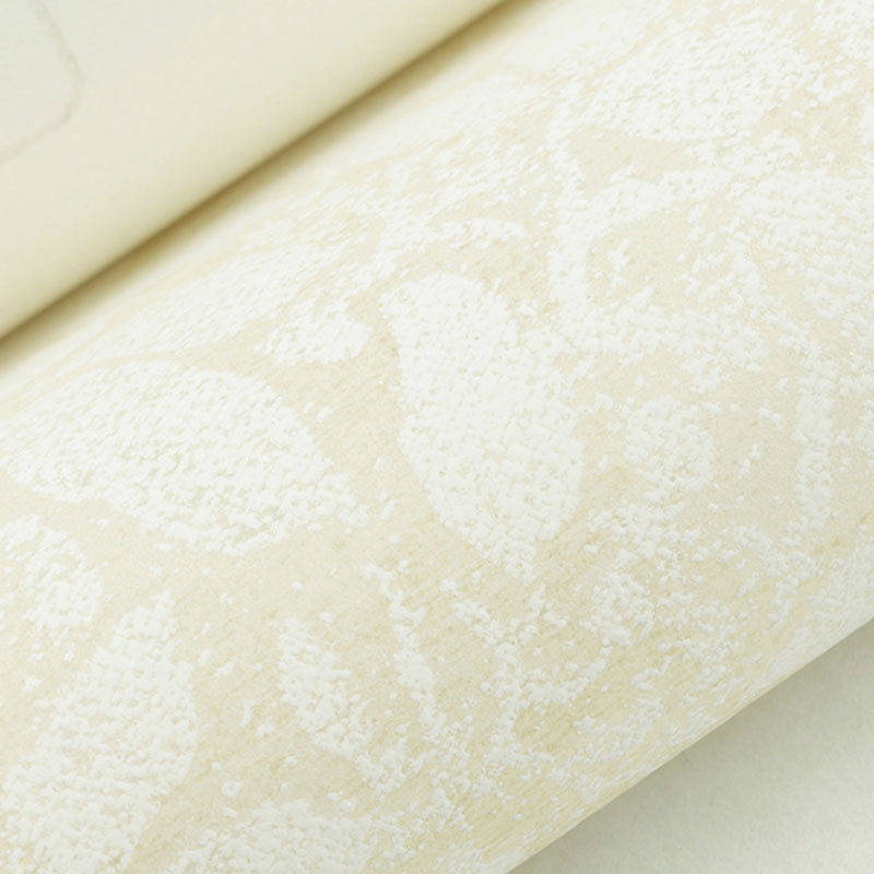 Soft Color Wall Decor Non-Woven Moisture-Resistant 3D Print Leaf Wallpaper Roll Clearhalo 'Country wall decor' 'Rustic' 'Wallpaper' Wall Decor' 928708