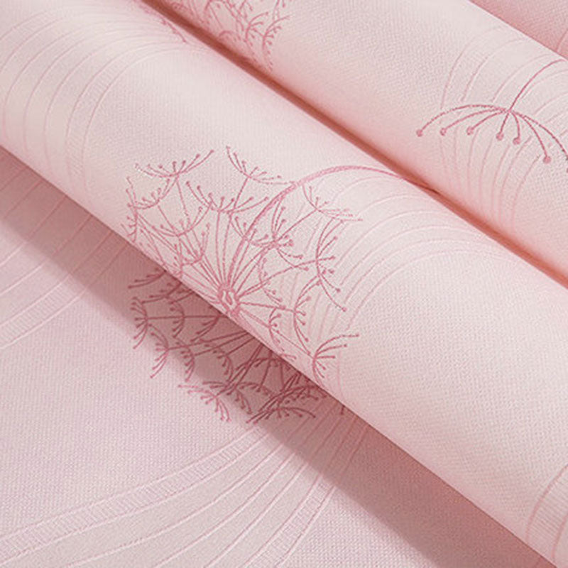 Pastel Color Dandelion Wallpaper 33' x 20.5" Non-Pasted Decorative Wall Covering Clearhalo 'Wall Decor' 'Wallpaper' 929486