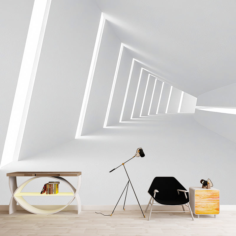 Extra Large Modern Wall Murals Light Color 3D Print Outspread Zone Wall Covering, Made to Measure Clearhalo 'Wall Decor' 'Wall Mural' 929530