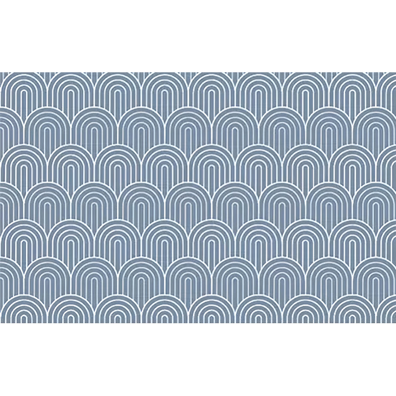 Simple Ukiyoe Wall Mural Decal for Living Room Minimalist Wall Covering, Custom Size Available Clearhalo 'Wall Decor' 'Wall Mural' 977727