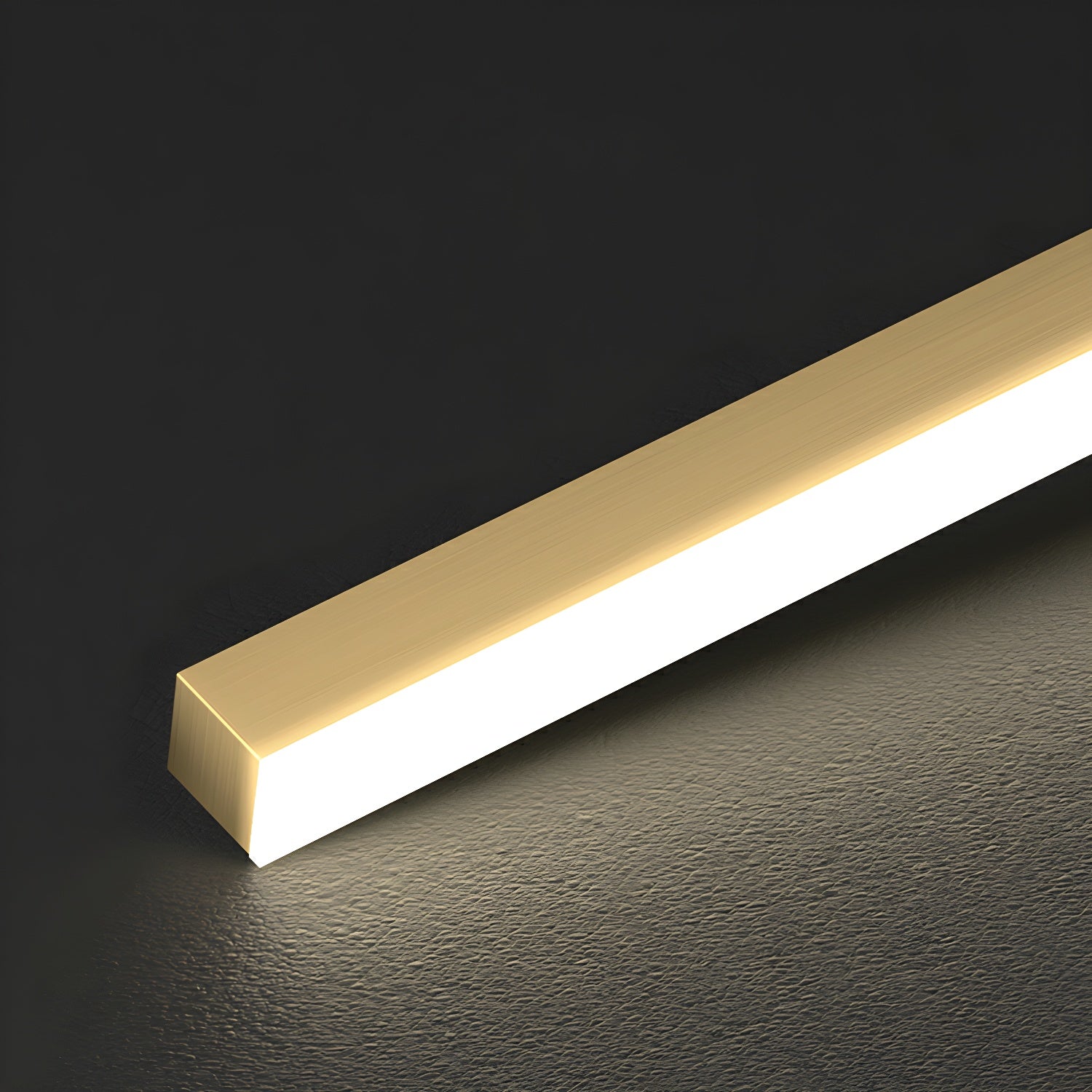 Modern Brass Island Light with Adjustable Hanging Length and Acrylic Shade