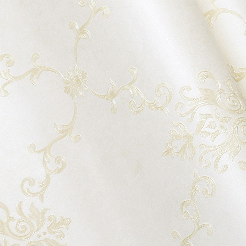 Flower-Edged Harlequin Wall Decor 90 Wall Covering for Dining Room, 31'L x 20.5"W Clearhalo 'Vintage wall decor' 'Vintage' 'Wallpaper' Wall Decor' 984372