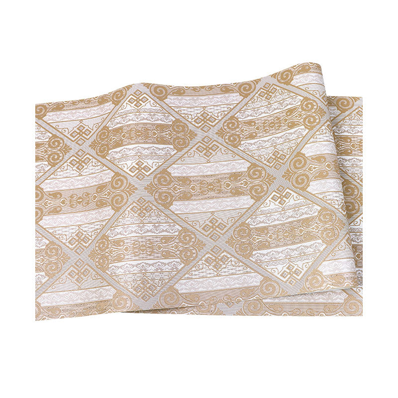 20.5" x 33' Nostalgic Wallpaper Roll for Guest Room with Quatrefoil and Flowers Pattern in Natural Color Clearhalo 'Vintage wall decor' 'Vintage' 'Wallpaper' Wall Decor' 984411