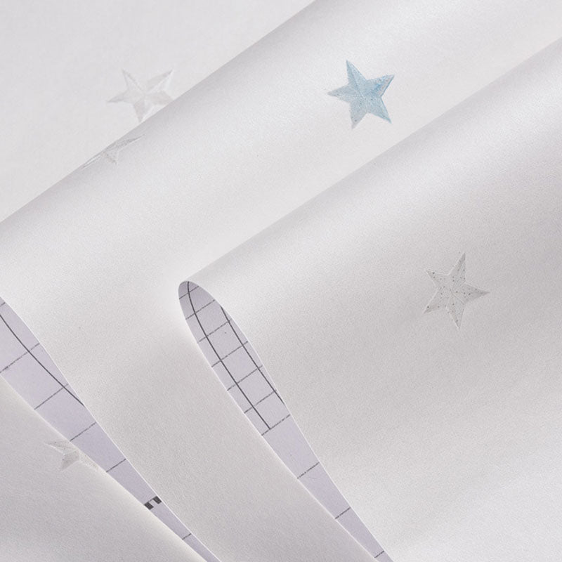 Simple Cartoon Star Wall Covering in Natural Color Non-Woven Material Wallpaper for Kids, 33' x 20.5" Clearhalo 'Wall Decor' 'Wallpaper' 984999