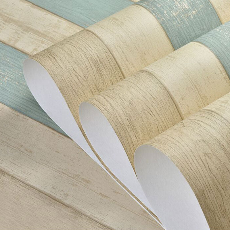 Retro Wood Look Wall Covering for Living Room, 20.5"W x 31'L Wallpaper Roll in Natural Color Clearhalo 'Country wall decor' 'Rustic' 'Wallpaper' Wall Decor' 986425