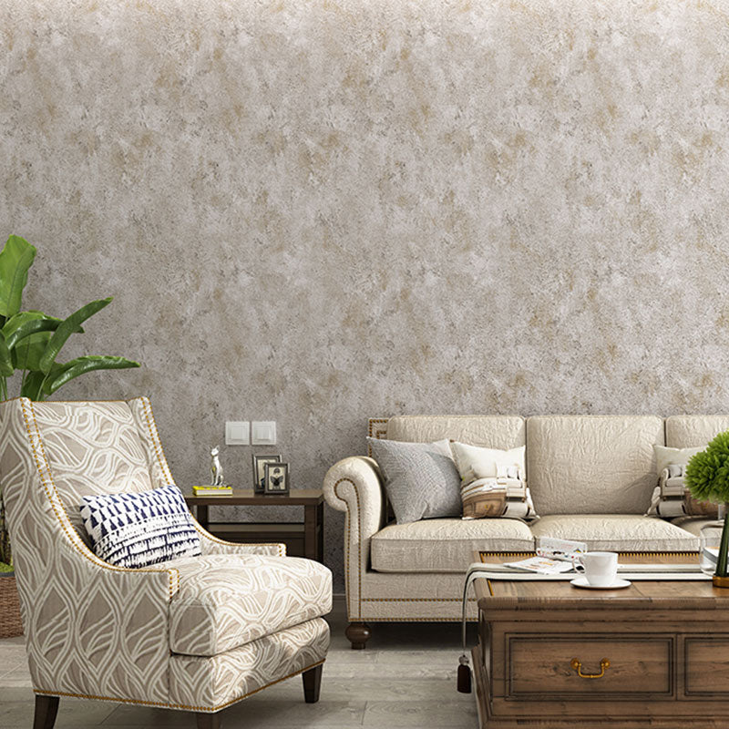 Natural Color Nostalgic Wall Art 33' by 20.5" Floral Surface Wallpaper for Home Decoration Light Coffee Clearhalo 'Vintage wall decor' 'Vintage' 'Wallpaper' Wall Decor' 987040