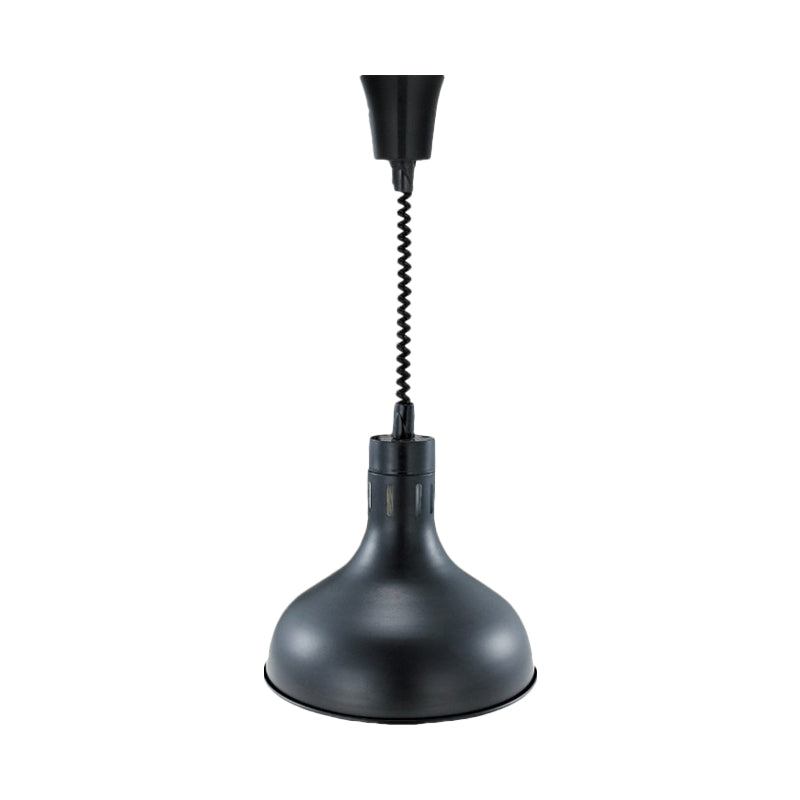 1 Light Extendable Pendant Lighting with Dome Shade Metal Retro Style Kitchen Hanging Lamp in Black, 7"/11.5" W Clearhalo 'Art Deco Pendants' 'Black' 'Cast Iron' 'Ceiling Lights' 'Ceramic' 'Crystal' 'Industrial Pendants' 'Industrial' 'Metal' 'Middle Century Pendants' 'Pendant Lights' 'Pendants' 'Rustic Pendants' 'Tiffany' Lighting' 991017