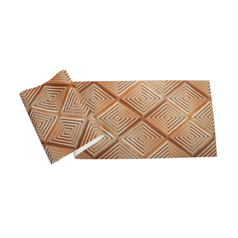 Stain-Resistant 3D Harlequin Wallpaper Plaster Modern Wall Art for Bar Decoration, 33'L x 20.5"W Clearhalo 'Wall Decor' 'Wallpaper' 991495