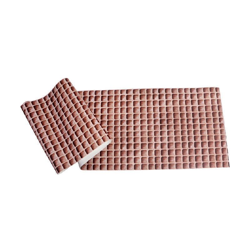 Simple Wallpaper Roll in Dark Color 3D Effect Grid Wall Covering, 33-foot x 20.5-inch Clearhalo 'Wall Decor' 'Wallpaper' 991515