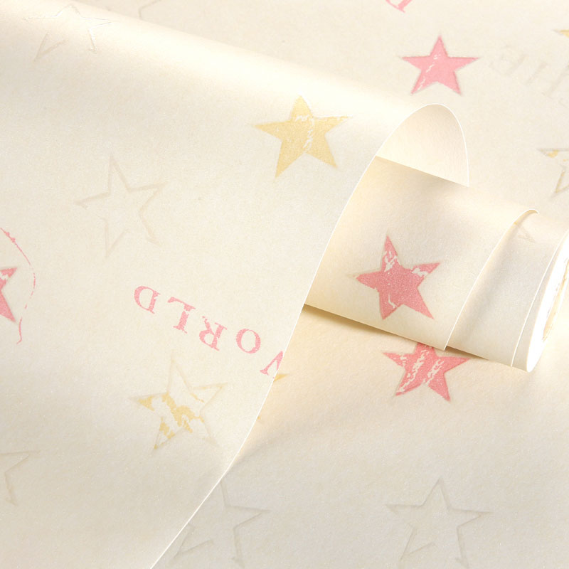 Natural Color Contemporary Wall Art 20.5 in x 31 ft Star Wallpaper Roll for Boy's or Girl's Bedroom Clearhalo 'Wall Decor' 'Wallpaper' 991736