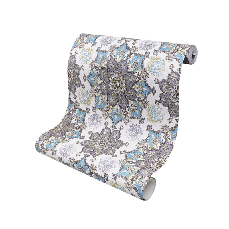 Stain-Resistant Blossoms Wallpaper Non-Woven Material Traditional Wall Covering for Dining Room Clearhalo 'Wall Decor' 'Wallpaper' 991930