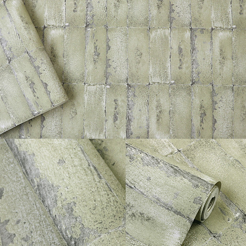 33' x 20.5" Nostalgic Wallpaper Roll for Dress Shop Decoration with Faux Brick Design in Soft Color Clearhalo 'Industrial wall decor' 'Industrial' 'Wallpaper' Wall Decor' 992020