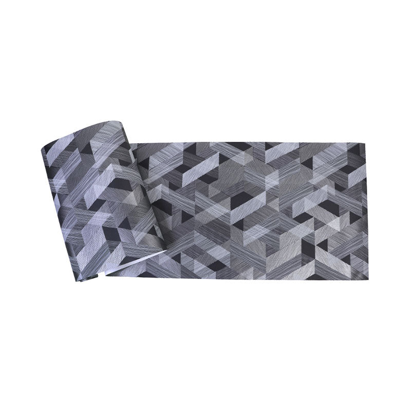 Stain-Resistant Geometries Wall Art Non-Woven Fabric Wallpaper in Dark Color for Accent Wall Clearhalo 'Modern wall decor' 'Modern' 'Wallpaper' Wall Decor' 992145