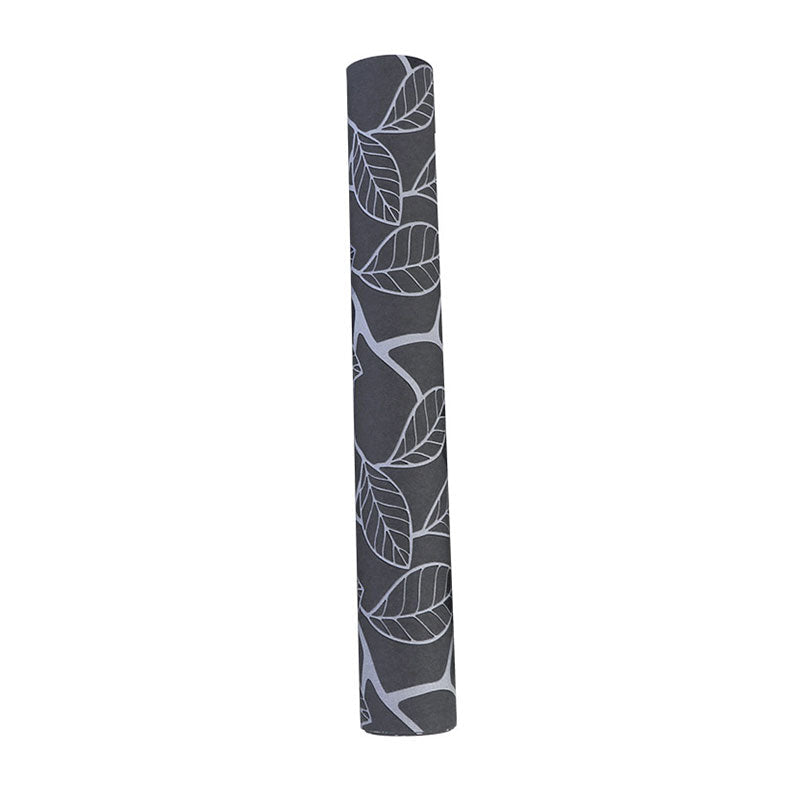 Leaves and Stem Wallpaper for Coffee Shop Contemporary Wall Art, Non-Pasted. 33'L x 20.5"W Black Clearhalo 'Modern wall decor' 'Modern' 'Wallpaper' Wall Decor' 992584