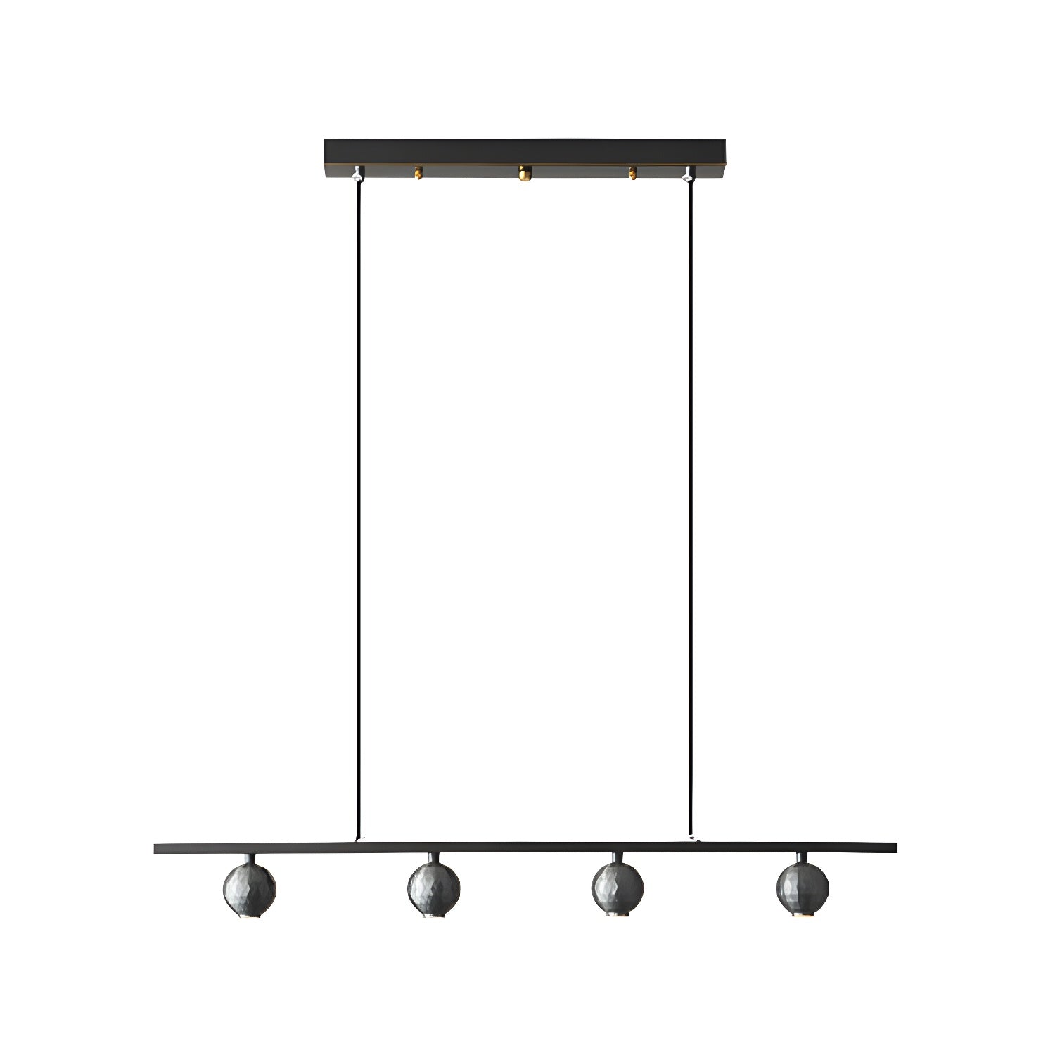 Modern LED Island Light with 4 Lights Globe Shape Adjustable Hanging Length